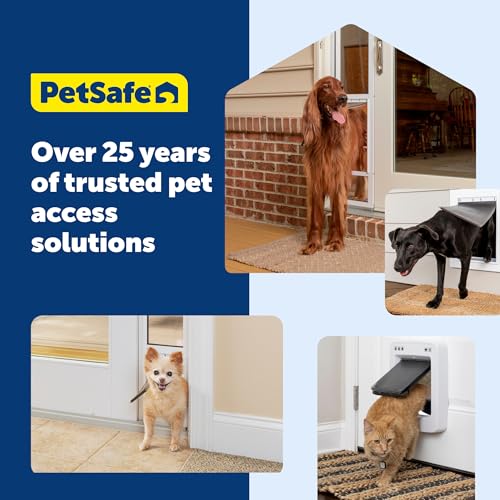 PetSafe Freedom Aluminum Pet Door Medium, White - image 8