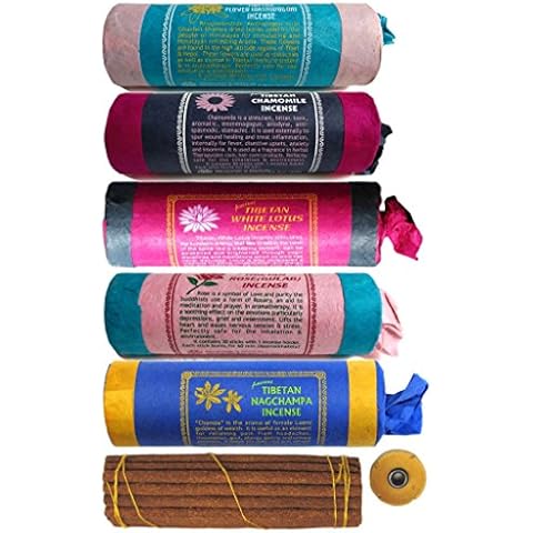 Juego de 5 varitas de incienso tibetano BUDDHAFIGUREN Cover