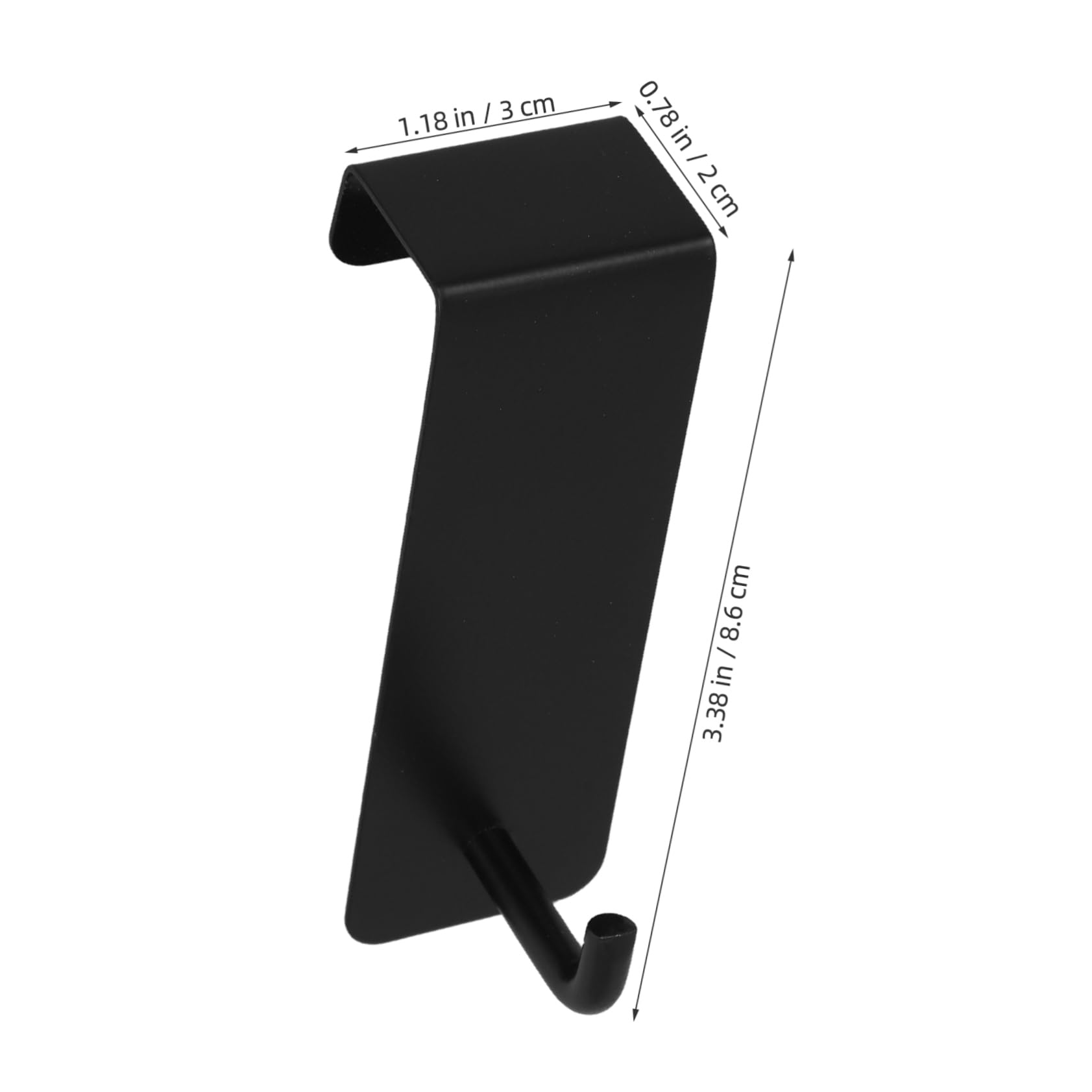 Tofficu Multipurpose Wall Mount Hooks Over The Door Coat Hanger Stainless Steel Space-Saving Storage Robe Hook for Living Room Bathroom