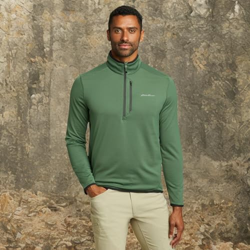 Image of Eddie Bauer Men's Activator Grid Long-sleeve Half-zip Fleece