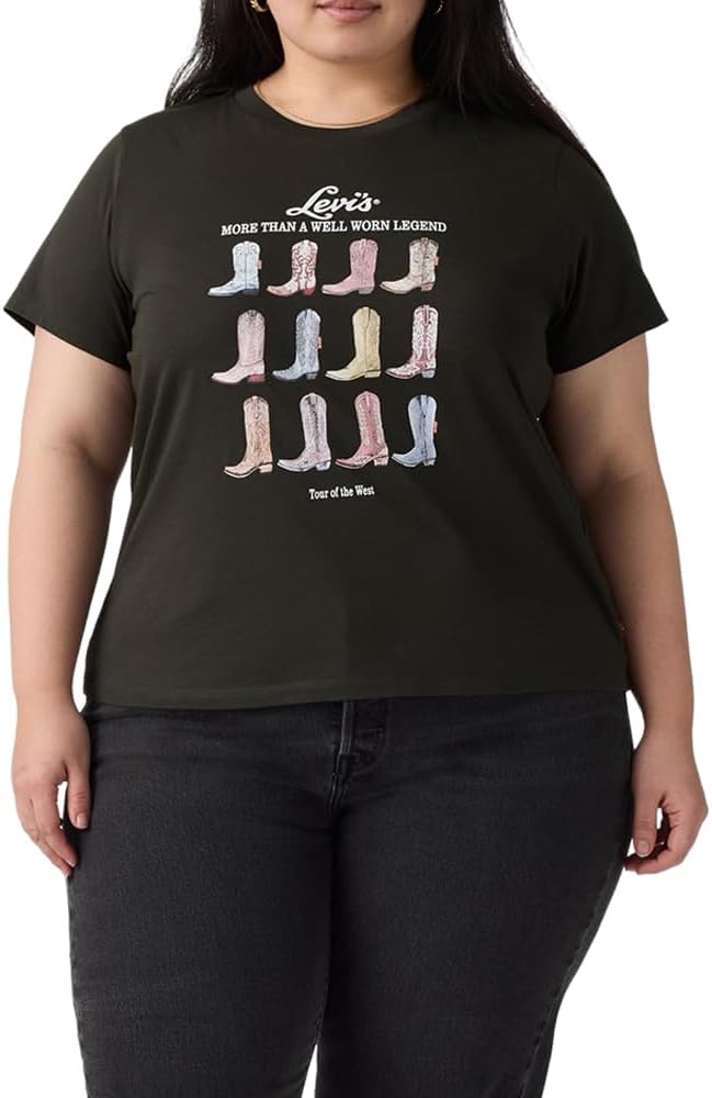 Levi's Women's Perfect Crewneck Tee Shirt (Also Available in Plus)