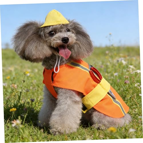 Disfraz para perro WOONEKY tamaño XL color naranja miniatura 6