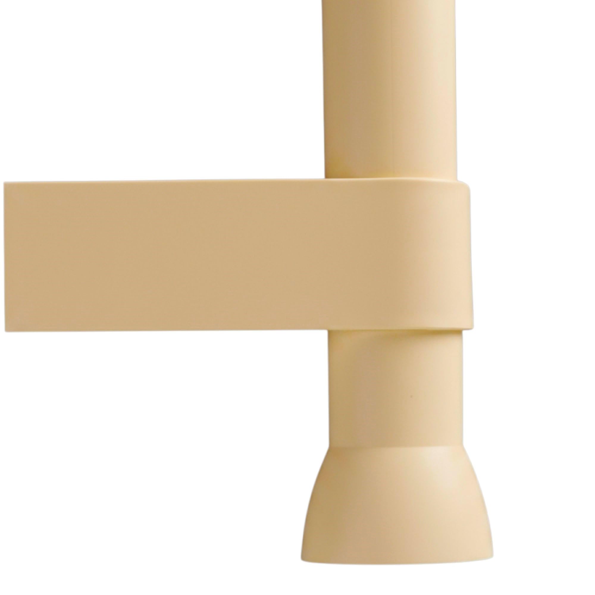 Estantería Modular de Almacenamiento Estante de almacenar plastico Polipropileno (4 Baldas 140x60x30cm Beige)