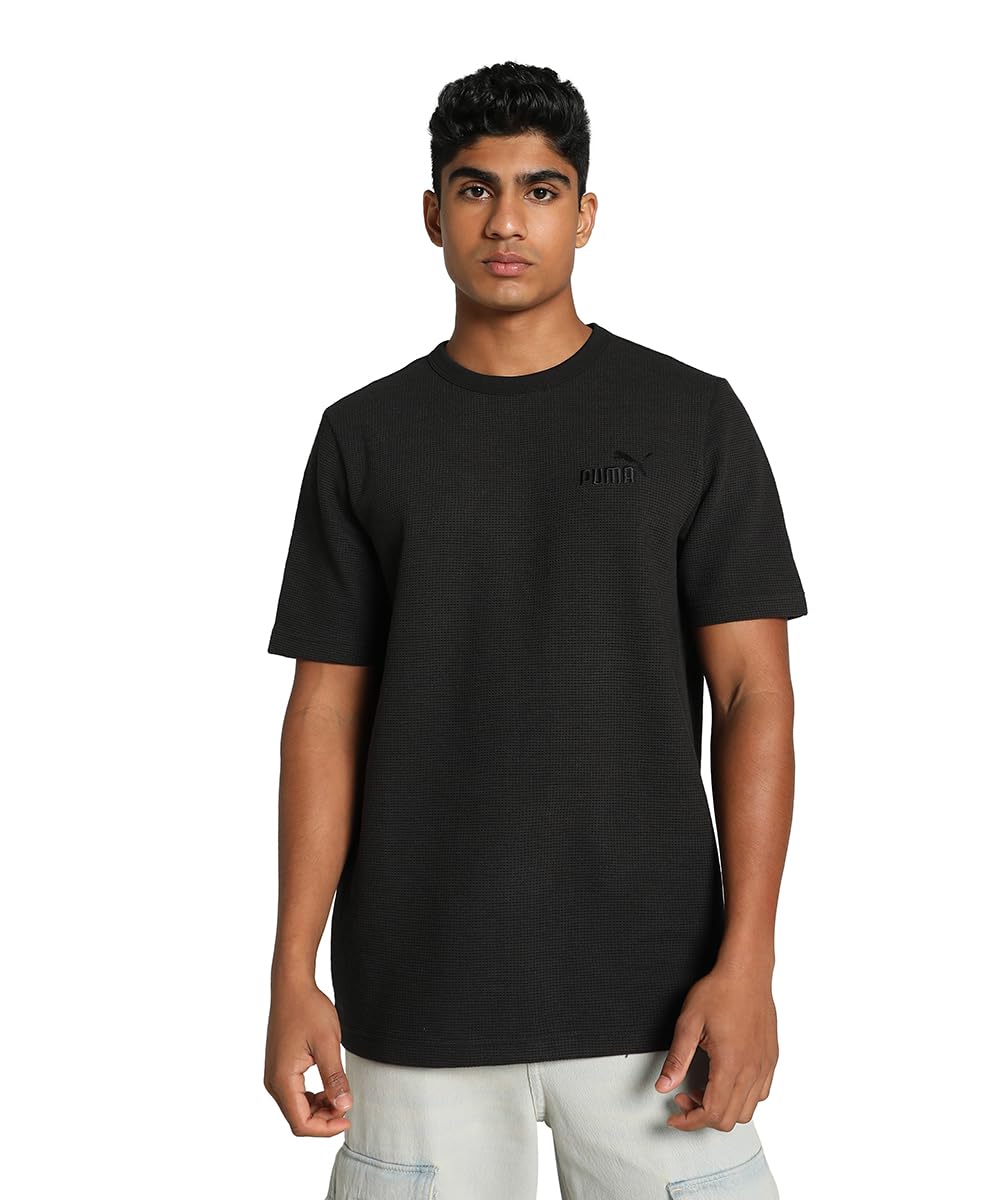 PUMA Unisex ESS Elevated Waffle Tee T-Shirts