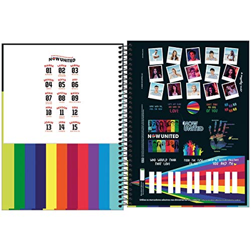 Caderno Cd 10X1 160 Folhas, Now Unite, Tilibra - SORTIDO,318213