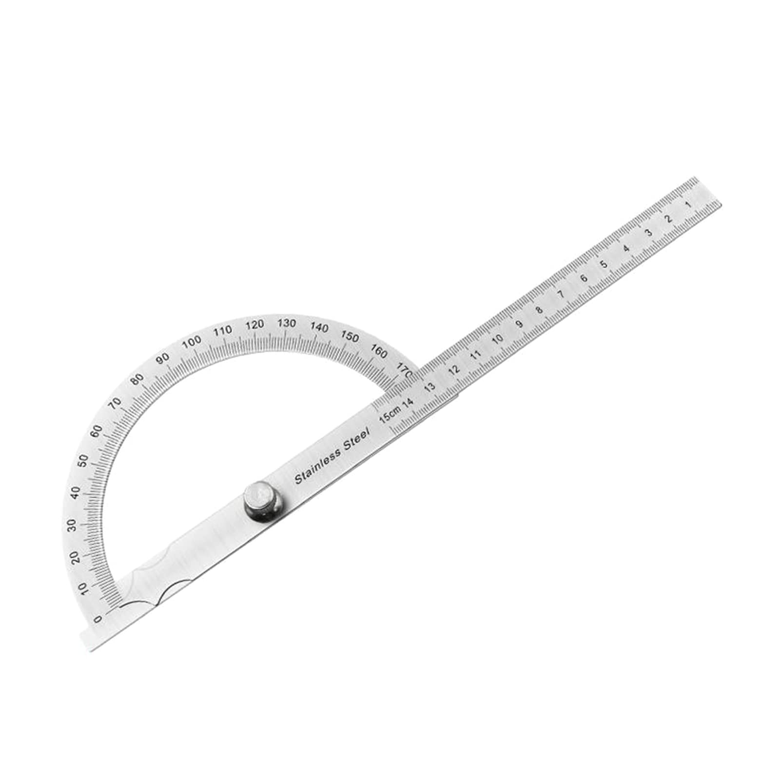 Winkelmesser Mit Lineal – Edelstahl, 0-180° Winkel, 0-140 Mm Länge – Für Ingenieure & Schreiner