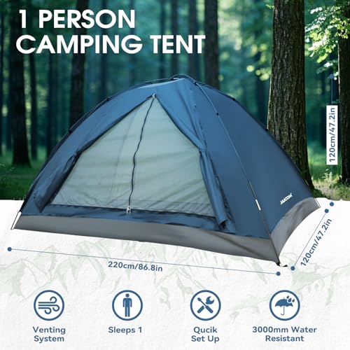 Carpa para camping 1 persona JAICOM impermeable miniatura 6