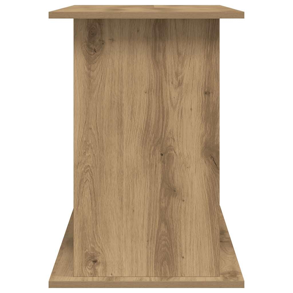 Soporte para acuario, mueble bajo de madera de roble artesano con 3 niveles, 121 x 41 x 58 cm, espacio de almacenamiento para filtro, bomba, accesorios y estanques de peces en el salón