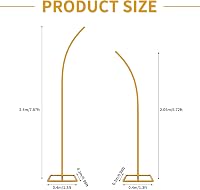 HIQE-FL 2m x 2.4m Esküvői Virágívek Fém Ballon Arch Kerti Dekoráció 2
