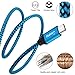Canjoy USB Type C Cable, 3Pack 10ft Extra Long USB Type C Cable Braided Fast Charging Cord for Samsung Galaxy S10,S10+, S9 S8 Plus Note 9 8,Moto X4 Z2, Google Pixel XL,Nexus 5X 6P(Blue Red Green)