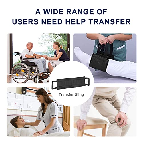 Lift Belt 39'' For Elderly Patients Help Pick Off Floor & Stand Turn On Bed Chair Assist Aid, Transfer Sling Handicapped Accessories, Medical Supplies For Home Care, Thicken Padded With Handles #TOP6