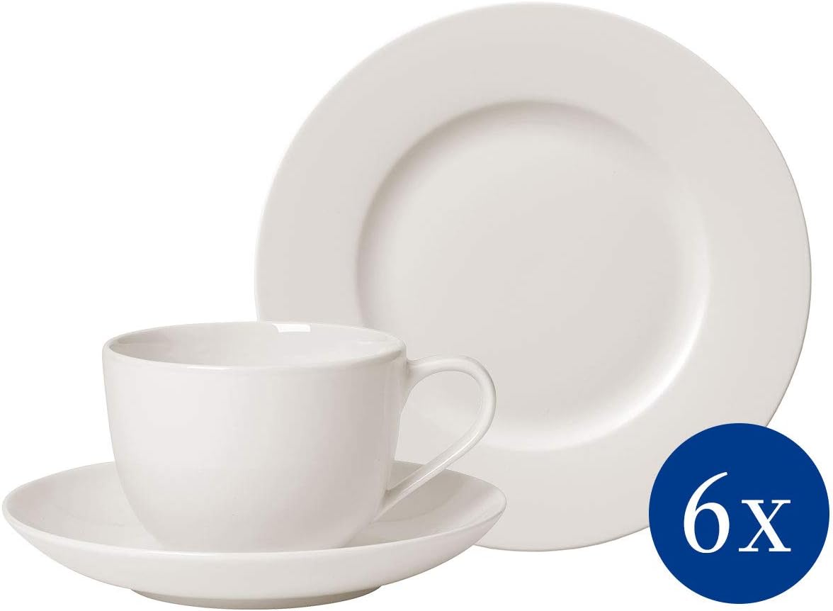 set da pranzo per 6 persone con tazze