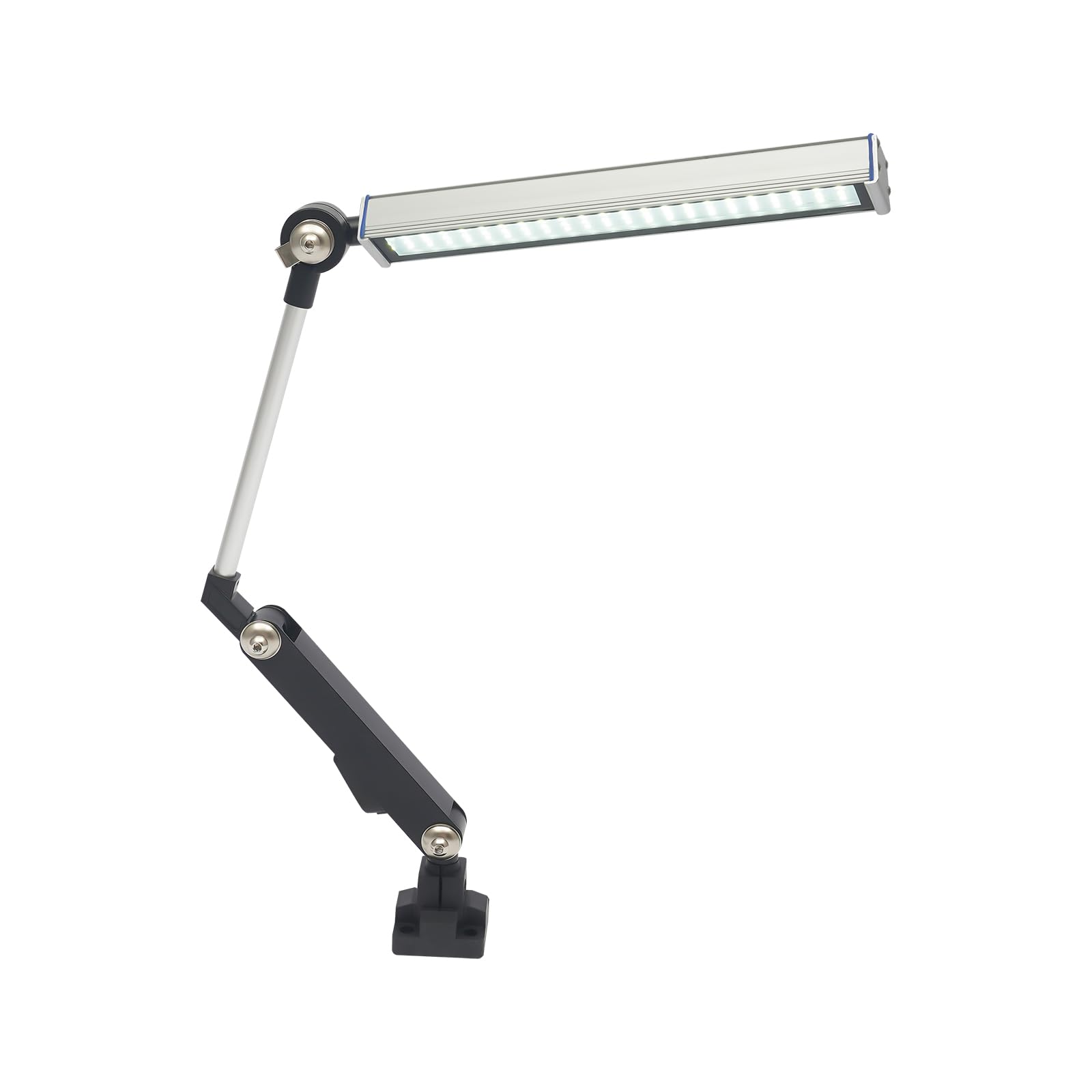 Lampa robocza LED z ramieniem przegubowym, lampa maszynowa 20 W do stołu