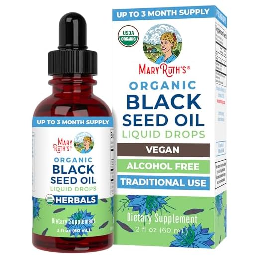 Black Seed Oil Liquid Drops by MaryRuth's | 3 Month Supply | Sugar Free | USDA Organic Black Cumin Seed Oil for Men & Women | Immune Support | Hair & Skin Health | Vegan | Gluten Free | 2 Fl Oz