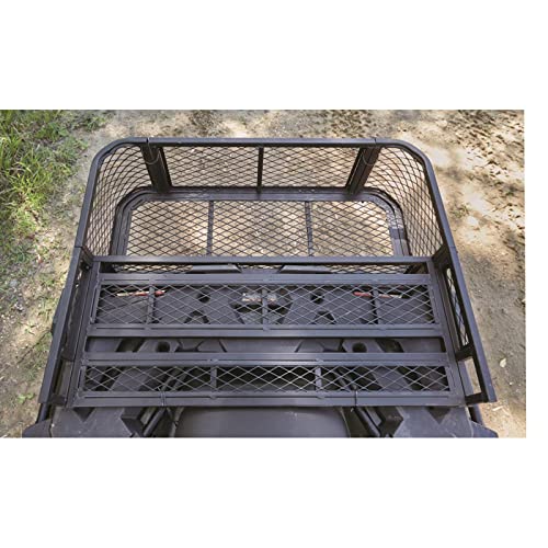 Image of Guide Gear ATV Rear Drop Basket Cargo Luggage Carrier Hauling Rack, Heavy-Duty Steel, 29.5 inch x 39 inch x 10 inchh