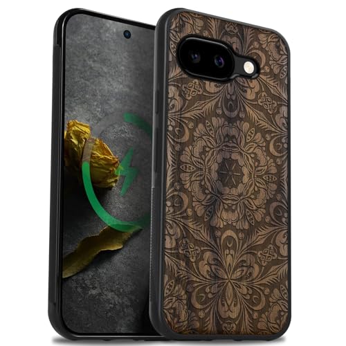 Carveit MagSafe (�}�O�Z�[�t) �Ή� Google Pixel 9a �P�[�X �ؐ� �y�V�R��+TPU�V���R���c�[�C�������z ���C���� �O�[�O���s�N�Z�� 9a �P�[�X �E�b�h �ϋv�� ����~�� �w��h�~ �ϏՌ� Pixel 9a �J�o�[ (�E