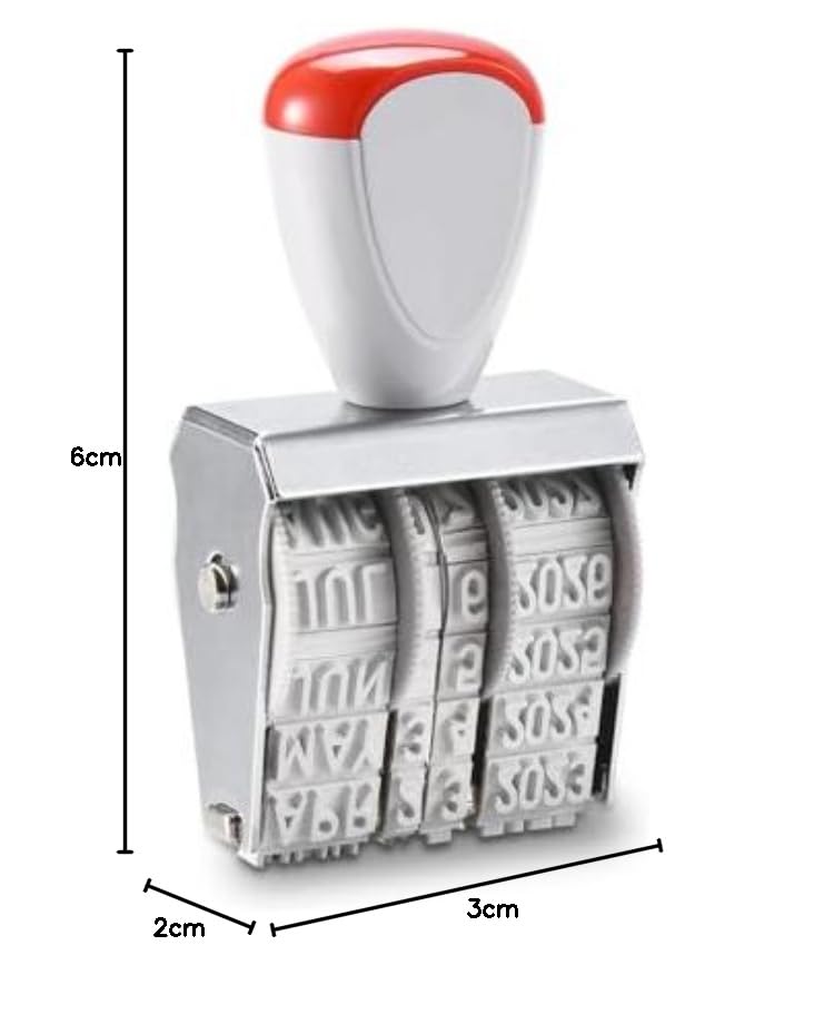 Image of Dater Stamp (Without Pad /Manual /Rolling Bands)(Pack of-5)