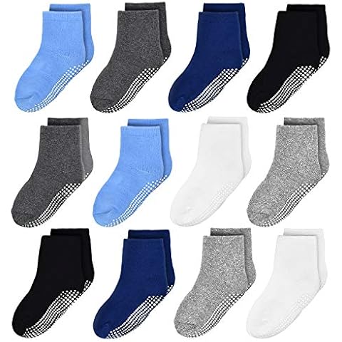 Kids Non Slip Grip Socks for Toddlers Cover