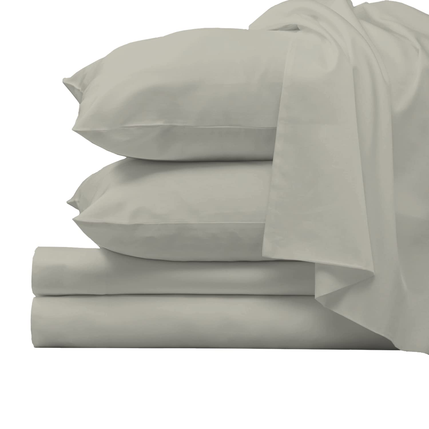 Pizuna 1000 TC King Sheet Set Silver