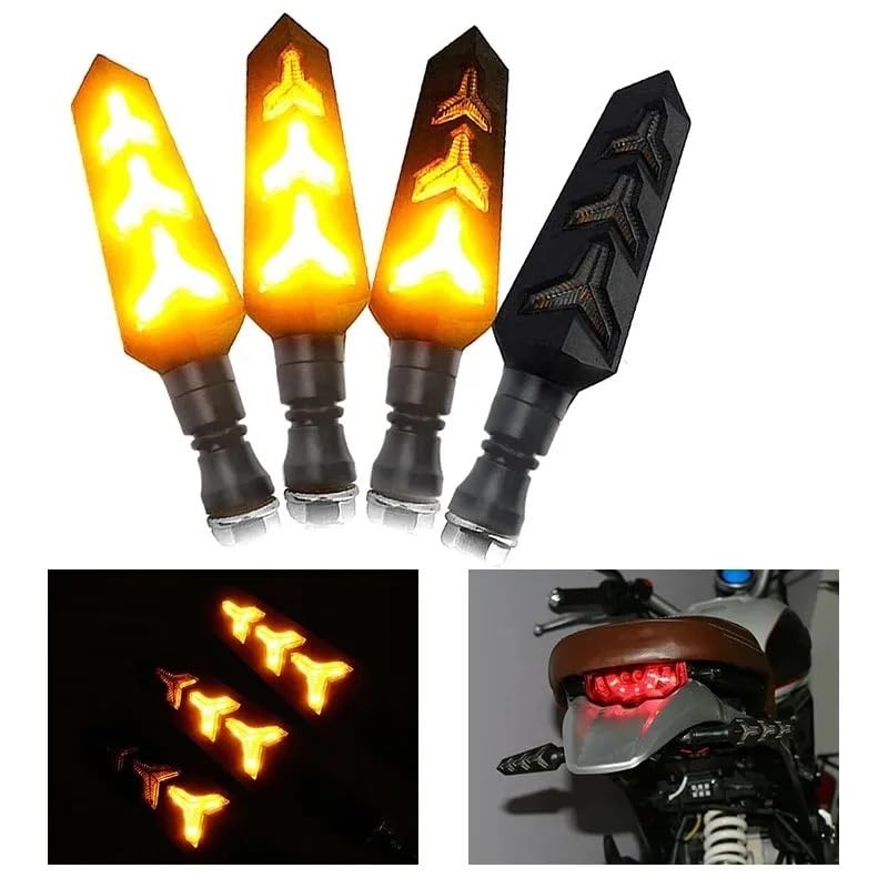 Clignotants de moto clignotant d'eau parfaits pour les trajets urbains et road-trips - 2
