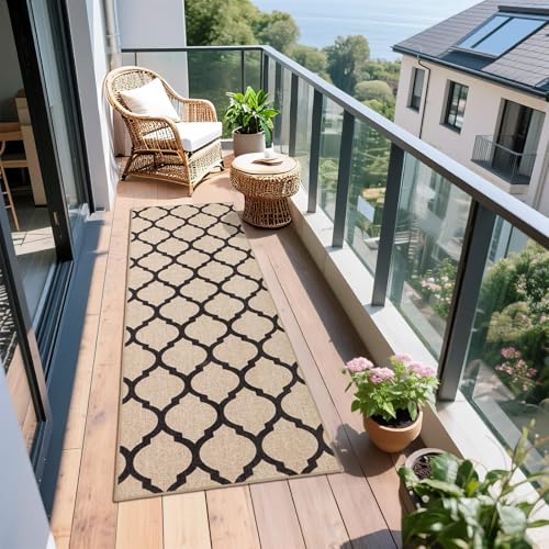Alfombra de cocina lavable y antideslizante Weben 60x180 cm moderna para pasillos limpios 8