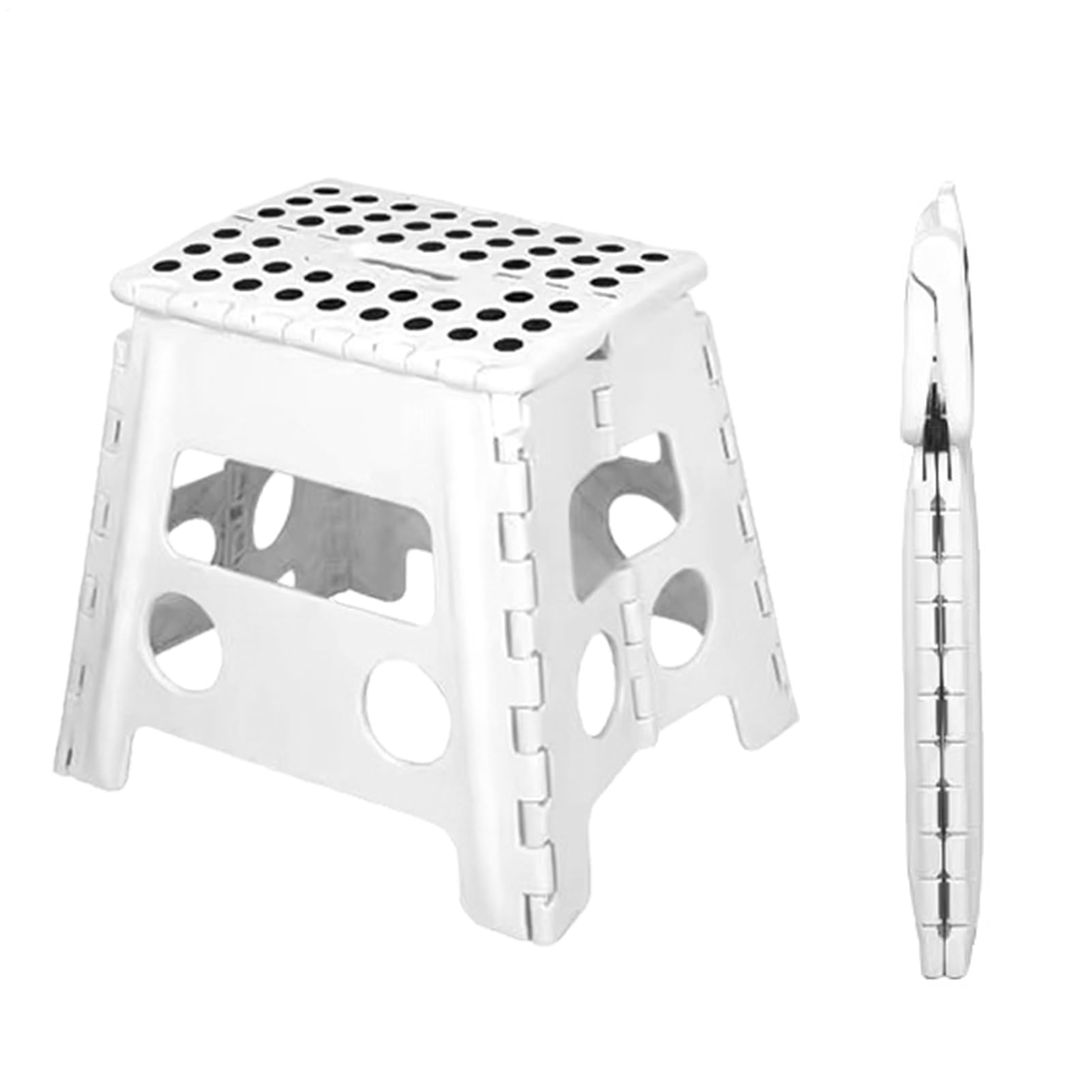 Taburete plegable con una carga máxima de hasta 150 kg asiento plegable para cocina baño salón jardín camping hogar