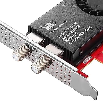 TBS 6209se DVB-T2 / C2 / T/C/ISDB-T/C / ATSC1.0 Octa PCIe Digital TV Tuner Card for PC IPTV Server