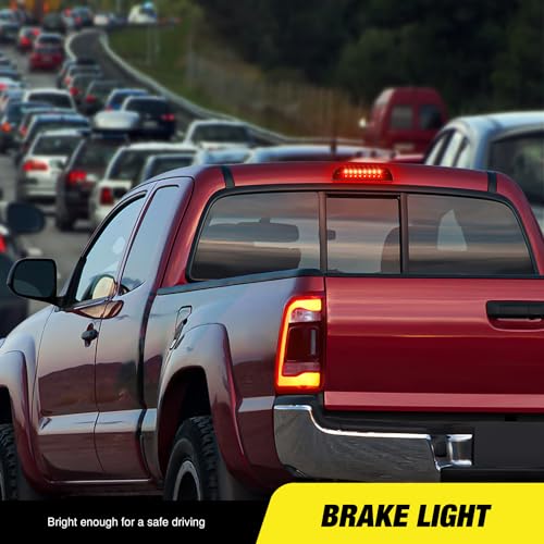Image of Nilight Third Brake Light High Mount 3rd Stop LED Lighting Compatible with Toyota Tacoma 1995-2016 Pickup Rear Cab Center Tail Lights Replacement