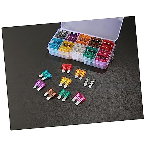 Luxshiny 100 fusibles automotrices para automóviles medianos, protección segura con diversas corrientes, durabilidad confiable miniatura 3