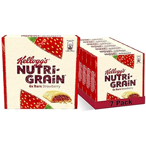 Nutri-Grain Strawberry Breakfast Bars, 6-Piece, Pack of 7 Cover