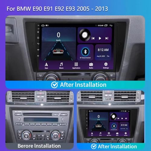 Navegador GPS para coche BMW E93 con Android Auto inalámbrico WiFi Bluetooth y Mirrorlink 2