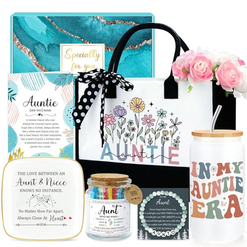 Aunt Gifts for Women Best Auntie Gift Ideas Cool Aunt Birthday Gifts for Aunts from Niece Nephew in...