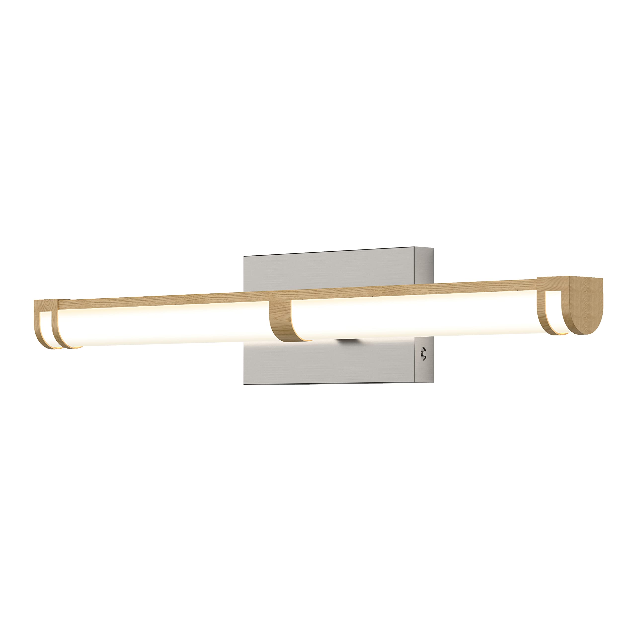 ARTIKA Koben 22W LED Modern Vanity Light Fixture, Wood Painted Accent ...