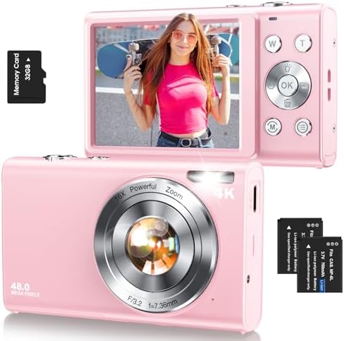 Digital Camera,Autofocus 4K Vlogging Camera for Photography with ...