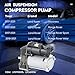 Air Suspension Compressor Pump Fit for Range Rover Sport 2014-2022, for Range Rover 2013-2022, for Land Rover Discovery 2017, Air Ride Compressor Pump with relay, Replace for LR121140