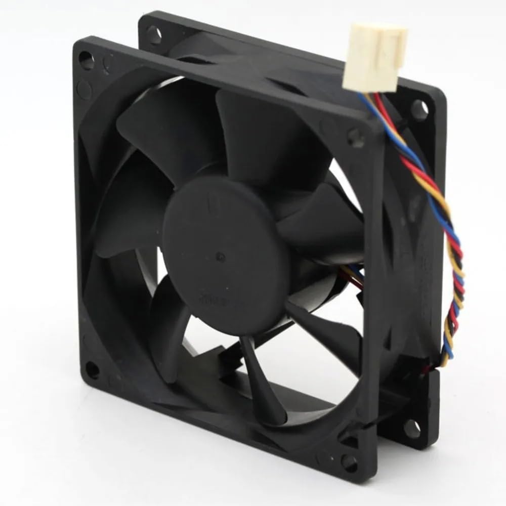Fácil de reemplazar Ventilador con Caja de 8 cm para Delta AUC0812D 80 mm 12 V 0,7 A Enfriamiento PWM 4 Pines 46 CFM