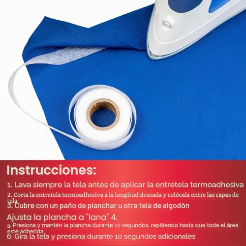 Kit de dobladillo Singer con cinta termoadhesiva textil y alfileres 5