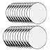 ECENCE Imanes de neodimio 20 Piezas - Imanes Redondos autoadhesivos - 10x1,5mm - Recubrimiento NiCuNi Imanes en Forma de Disco