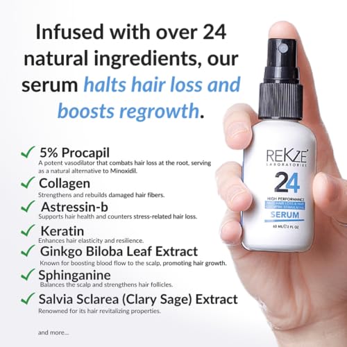 Cheveux clairsemés solution avec REKZE 24 traitement anti-perte et repousse efficace - 7