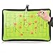 FOCCTS Magnetic Soccer Coaching Board, Football Coaching Board Coaches Clipboard Tactical with 26 Magnets, Dry Erase Marker, Eraser, Foldable and Portable Soccer Tactics Board