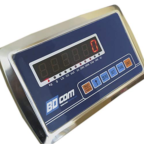 BDCOM AR-150K Báscula industrial - 150 Kg, Plato 40x30 cm, Precisión 10g, Ideal para Almacén y Logística