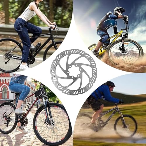 2 Stück Fahrrad Bremsscheibe, Fahrrad Scheibenbremsen, Centerlock Werkzeug Bremsscheibe mit 160mm Scheibenbremse Fahrrad für Mountainbike Rennrad Reiten Fahrrad
