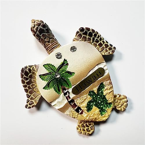Imán decorativo tortuga Hawaii Beach USA para refrigerador miniatura 4