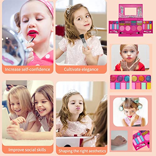 5 Pcs Conjunto de brinquedos de maquiagem para crianças | Brinquedos Cosméticos Laváveis ​​para Cria
