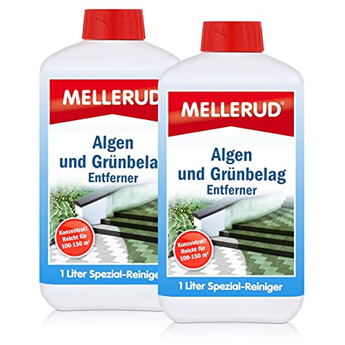 Preisvergleich Produktbild 2x Mellerud Algen und Grünbelag Entferner 1L