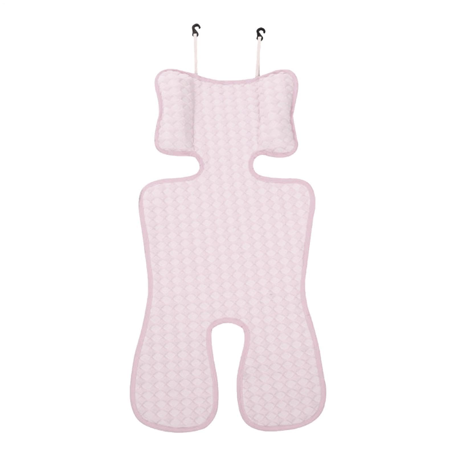 70x35 Cm Alèse Rafraîchissante Poussette | Coussin Siège Auto Bébé Été 140g, Housse Chaise Haute Anti-Transpiration, Tapis Frais Lavable En Machine, Nid D‘Ange Frais Siège Auto Poussette Rose