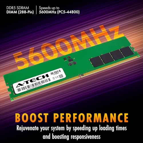 Image of A-Tech 48GB RAM for ASUS ROG Strix B760-I Gaming WiFi, B660-I Gaming WiFi Motherboard | DDR5 5600MHz PC5-44800 DIMM 2Rx8 1.1V 288-Pin Non-ECC UDIMM Memory Upgrade