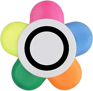 Azeeda 'Circle' Flower Shape Highlighter Pen ...