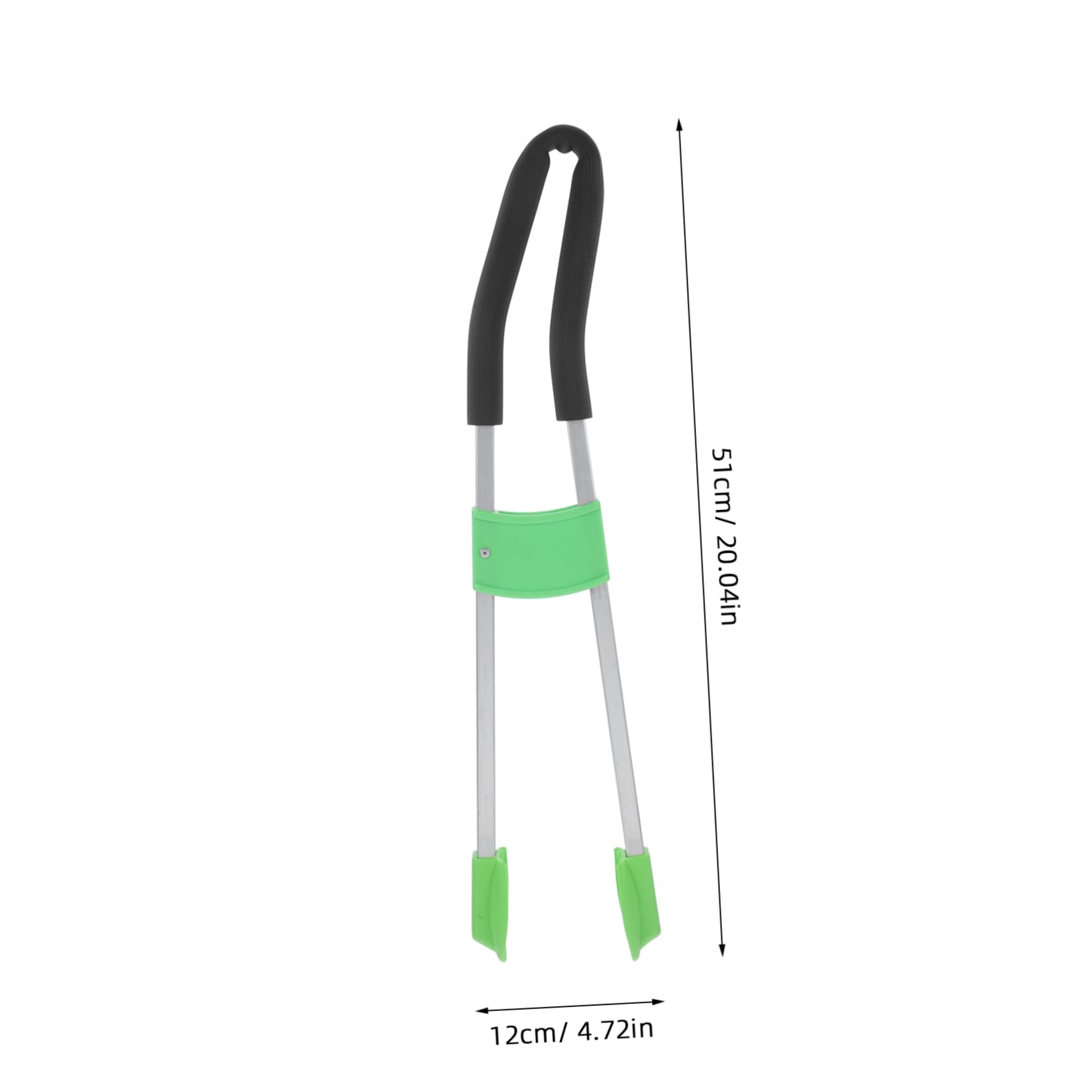 BESPORTBLE Long Handle Garbage Clip Aluminum Alloy Trash Pickup Tool Sturdy Grabber Tongs Perfect for Outdoor Cleaning Durable and Easy to Use