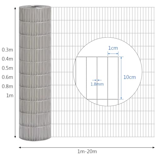 Malla de alambre galvanizado contra intrusos: agujero rectangular de 1x10 cm para pajareras 3